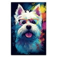 thumbnail image 2 of West Highland White Terrier Art Print Poster, Dog Wall Art Painting Decor, Dog Pop Art Home Decor Artwork For Bedroom Living Room Bathroom Decor,, 2 of 5