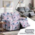 thumbnail image 3 of TSOVTHRID Butterfly Cherry Blossom Print Loveseat Recliner Cover, 6-Piece Reclining Loveseat Covers with Elastic Bottom Sofa Furniture Protector for Pet Dog, 3 of 7