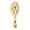 Bees and Flowers Pattern, variant on Wood Paddle Brush with Cushion & Round Hair Brush Cute Otters in Various Poses Detangling Brush for All Hair Types