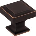 thumbnail image 3 of Perilla Top Knobs TK702BSN de aleación de zinc, níquel satinado, 3,2 cm, 3 of 9
