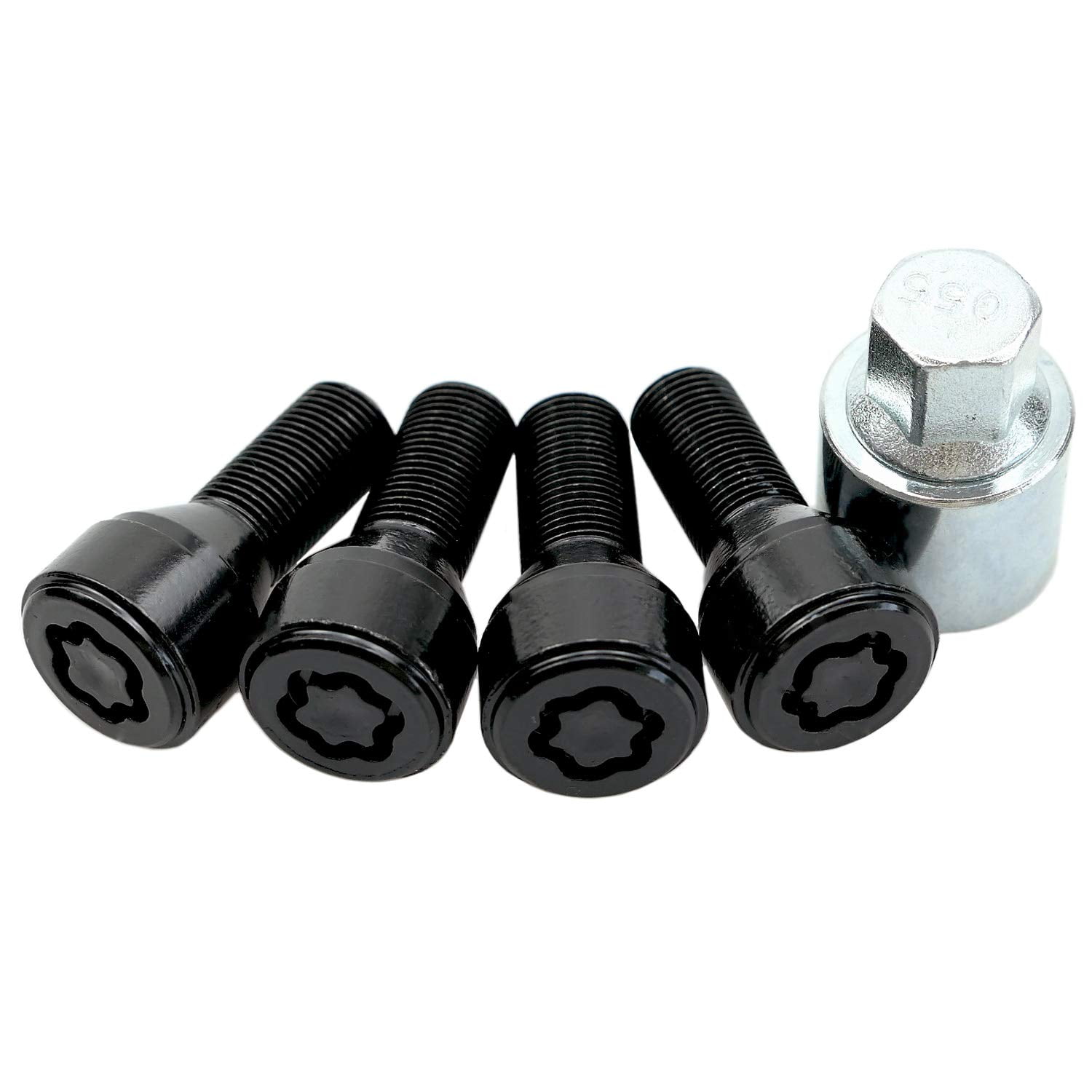 AntiTheft Wheel Stud Bolt Locks 14X1.25MM for BMW Wheel Lock Set
