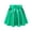 Green, variant on WMTBSRSW Girls Metallic Skater Skirt Kids Shiny Pleated High Waist A Line Mini Skort with Built in Shorts Dance Party Black 10-11 Years