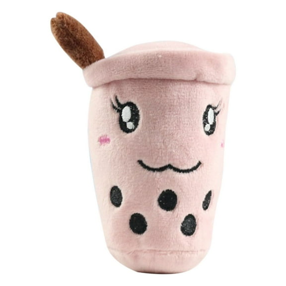 HONHUZH Cute Super Cute Milk Tea Cup Plush Toy Pendant Creative Cartoon Doll Doll Doll Catch Machine Small Doll