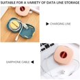 thumbnail image 3 of LAICAIW 3PCS Cable Management, Retractable Portable Cord Organizer, 3 Colors Flexible Cable Organizer for Home Office Classroom (Square), 3 of 7