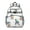 Grey-19, variant on Cartoon Bee Pattern Students Backpack Featuring Honeybee Lover Print, Bumble Bee Design, and Artistic Honeycomb Pattern