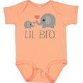 thumbnail image 3 of Inktastic Lil Bro Matching Elephant Boys Baby Bodysuit, 3 of 5