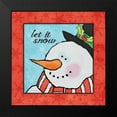 thumbnail image 2 of Marrott, Stephanie 12x12 Black Modern Framed Museum Art Print Titled - Let it Snow I, 2 of 5