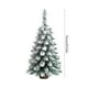 thumbnail image 3 of Christmas Flocking Christmas Tree Home Snow Scene Desktop Scene Layout Ornaments Decorations, 3 of 6