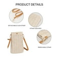 thumbnail image 5 of LAVA Women Summer Straw Phone Purse Bags Beach Woven Crossbody Handbag (Khaki), 5 of 7