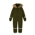 thumbnail image 4 of Snow Suits for Girls Size 7-14 Snow Suit for Boys Girls One Piece Snowsuit Winter Waterproof Windproof Outdoor Hooded Jacket Kids Insulated Jumpsuit, 4 of 9