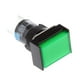 thumbnail image 2 of Interruptor de circuito eléctrico con botón pulsador autorreinicio rectangular de 16 mm, 250 V, 3 A Verde, 2 of 9