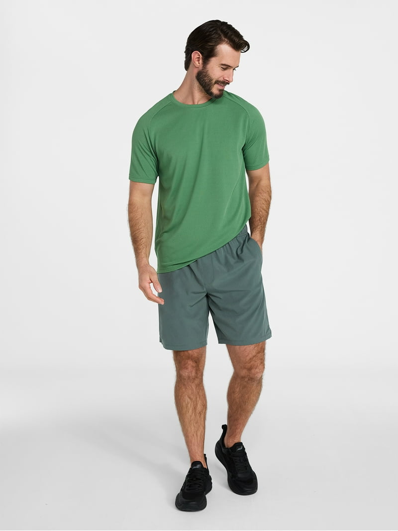 Athletic Works Men's and Big Men's Woven Running Shorts, 6