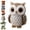 Owl, variant on PLPPYFS Tiny 3D Beaded Animal DIY Kit, Cute Animal Beading Craft Set, DIY Bead Embroidery Kit, 3D Animal Themed Beadwork Kit for Beginners & Craft Enthusiasts (Raccoon)