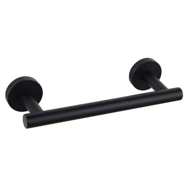 GERZWY 9 Inch Small Kitchen Towel Bar SUS 304 Stainless Steel Cabinet Hand Towel Bar Wall Mounted Bathroom Organizer Matte Black AG1101C23 BK Walmart
