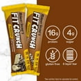 thumbnail image 5 of Fit Crunch Snack Size Protein Bar, Chocolate Banana, 16g Protein, 9 ct., 5 of 6