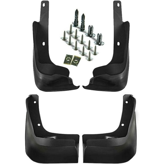 A-Premium Splash Guards Mud Flaps Mudguards Fender Compatible with Toyota Corolla 2014 2015 2016 2017 Front and Rear 4-PC Set