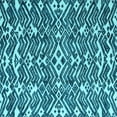 thumbnail image 1 of Ahgly Company Indoor Square Abstract Light Blue Modern Area Rugs, 3' Square, 1 of 4