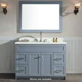 thumbnail image 3 of ARIEL Hamlet 49 in. Bath Vanity in White with Quartz Vanity Top in White with White Basin, 3 of 7