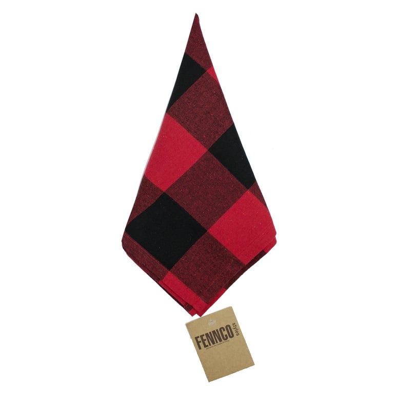 Red and Black Buffalo Plaid Towel – Happy & Bright Shop