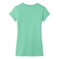 thumbnail image 4 of Mafoose Women's Juniors V-Neck Cotton T-Shirt Mint 3X-Large, 4 of 6