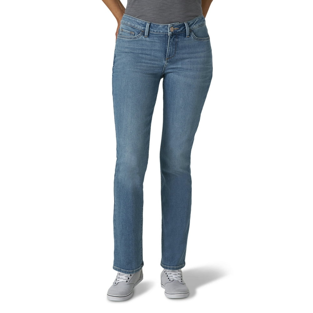 Lee - Lee Women's Secretly Shapes Stretch Denim Five Pocket Jean ...