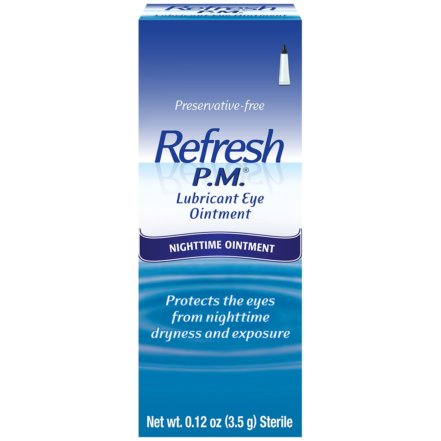 Refresh P.M.Â® Lubricant Eye Ointment 0.12 oz. Box
