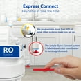 thumbnail image 6 of Express Water 5 Stage Under Sink Reverse Osmosis Water Filtration System 50 GPD RO Membrane Filter Modern Chrome Faucet Ultra Safe Residential Home Drinking Water Purification - extra set of 4, 6 of 6