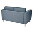 thumbnail image 3 of OSP Home Furnishings Pacific Loveseat In Dillon Blue Faux Leather, 3 of 6