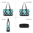 thumbnail image 6 of FORMRS Laptop Tote Bag for Women with 15.6" Computer Compartments Handbag, Blue Geometric Pattern, 6 of 7