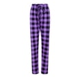 thumbnail image 4 of TIANZEN Women Casual And Comfortable Micro Elastic Plaid Home Pants Drawstring Elastic Waist Loose Wide Leg Pajama Pants Casual Pants Women Petite plus Size Women Casual Pants, 4 of 8