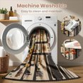 thumbnail image 2 of Rdsfhsp Transportation Road Map Velvet Area Rug, Cars Trucks Streets and Buildings Pattern Soft Carpet for Kids Room Playroom Bedroom Decor, 2 of 5