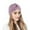 Purple, variant on HNMKIU Stylish -Tied Turban Bonnet Headwrap Hat for Women Fashion Hair Accessory and Baseball Cap Alternative Purple,One Size