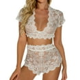 thumbnail image 2 of Conjunto de bragas y top de encaje, lencería de encaje para mujer, conjunto de bragas y sujetador puro, lencería de encaje de alto rendimiento, 2 of 6