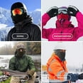 thumbnail image 5 of Ski Mask Cold Weather - Windproof Winter Face Shield - Men and Women Warm Motorcycle Bike Riding Neck Guard, 5 of 7