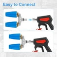 thumbnail image 3 of 4000 PSI Dual Turbo Nozzle, EEEEkit Pressure Washer 4-6 GPM 1/4" Quick Connect Spray Tip, 3 of 8