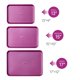 thumbnail image 2 of Set de Moldes para Hornear CAROTE 33-38-43 cm Violeta Real 3 Piezas, 2 of 8