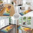 thumbnail image 6 of Yayeee Runner Rug for Bedroom 2'x6' Machine Washable Hallway Non Slip Mat, Colorful Landscape, 6 of 8