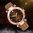 thumbnail image 5 of Womens Watches Women's Fashion Bracelet Sleek Minimalist Ladies Quartz Watch Wrist Watch Mother's Day Gift for Grilfriend,(Buy 2 get 1 free),Brown, 5 of 6