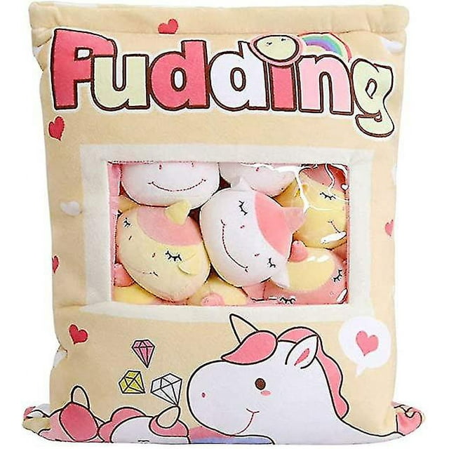 Lindo snack almohada 35 * 45 cm animales de peluche juguetes pudín decorativo extraíble gatito gato muñecas juguetes creativos regalos para niñas adolescentes niños Rojo Verde Cocina, Decoración y Otros