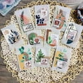 thumbnail image 3 of CATaireen Vintage Vellum Stickers Floral Plants Elements Scrapbooking Supplies Flowers Botanic Natural Translucent Paper Self-Adhesive Junk-Journal Items, 3 of 15