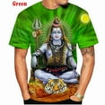 thumbnail image 1 of 2022 New 3D Print Anime Fashion Lord Shiva Harajuku Short Sleeve T Shirts, 1 of 5