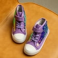 thumbnail image 5 of Kushyshoo Purple Toddler High Top Girls Sneakers Kids Walking Shoes 7M, 5 of 6