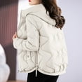 thumbnail image 4 of Parka Décontractée à Manches Longues pour Femmes avec Capuche, Design Rembourré et Poches pour Chaleur et Usage Quotidien, 4 of 6