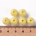 thumbnail image 4 of 500g Opaque Acrylic Beads Round Yellow 10x9mm Hole: 2mm about 940pcs/500g, 4 of 6