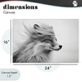 thumbnail image 4 of Stupell Industries Farmhouse Easy Breezy Fox Canvas Art, 24 x 16, by Tina LeCour, 4 of 8