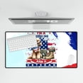 thumbnail image 4 of I'm a Poodle Dad and a Veteran, Nothing Scares me Happy Father's Day Desk Mat Full Keyboard Mouse Pad Poodles Dog Lover Gifts Idea Large Mousepad - 00006, 4 of 5
