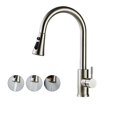 thumbnail image 1 of Chrome/Black/Golden Pull Out Kitchen Faucets Hot Cold Water Stream Sprayer Spout Pull Down Tap Mixer Crane For Kitchen ,Built To Last, 1 of 7