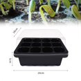 thumbnail image 4 of Seedling Tray  12 Hole Plant Seed Grows Box  Seedling Starter Garden Yard, 4 of 5