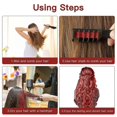 thumbnail image 5 of New Hair Chalk Comb Temporary Bright Hair Color Dye for Girls Kids Age 4-10 (Red Blue), 5 of 5