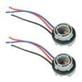 thumbnail image 5 of 2 Pcs 1157 LED Stop Brake Turn Light Bulb Socket Harness Wire Pig Tail Plug New, 5 of 9